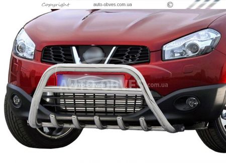 Front bar Nissan Qashqai 2010-2014 - type: standard фото 0