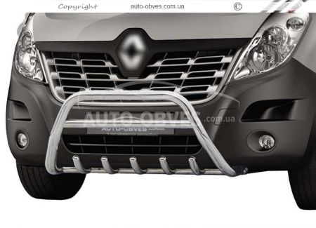 Кенгурятник Renault Master 2010-2023 - тип: штатний фото 0