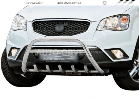 Кенгурятник Ssangyong Korando 2010-2014 - тип: штатний фото 0