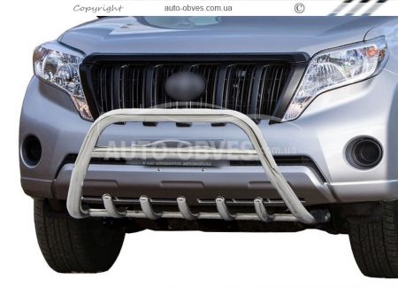 Front bar Toyota Prado 150 2014-2018 - type: standard фото 0