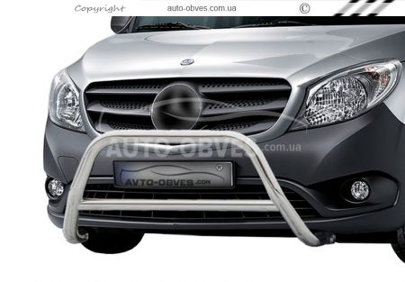 Bull bar Mercedes Citan - type: without grill фото 0