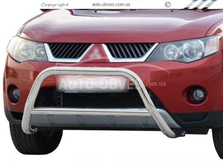 Кенгурятник Mitsubishi Outlander XL 2007-2010 - тип: без гриля фото 0
