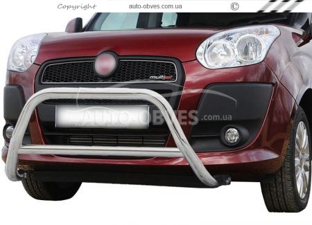 Кенгурятник Fiat Doblo 2010-2014 - тип: без гриля фото 0