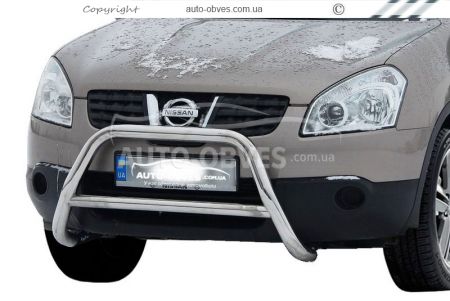 Barrel bar Nissan Qashqai 2007-2010 - type: without grill фото 0