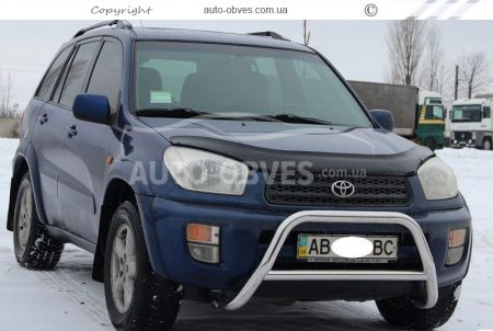 Bull bar Toyota Rav4 2000-2005 - type: without grill фото 3