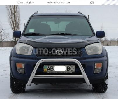 Bull bar Toyota Rav4 2000-2005 - type: without grill фото 2