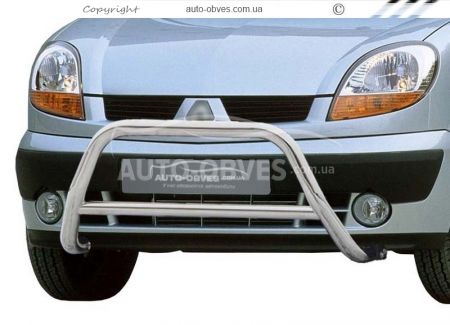 Front bar Renault Kangoo 2003-2007 - type: without grill фото 0