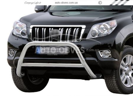 Front bar Toyota Prado 150 2009-2013 - type: without grill фото 0