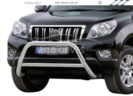 Кенгурятник Toyota Prado 150 2009-2013 - тип: без гриля фото 0