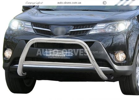 Кенгурятник Toyota Rav4 2013-2016 - тип: без гриля фото 0