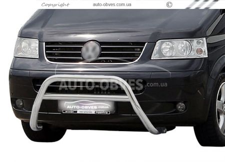 Bull bar VW T5 Multivan, Caravelle - type: without grill фото 0