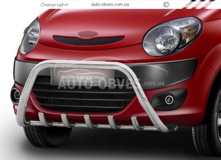 Bullbar Chery Beat 2010-... - type: without jumper фото 0