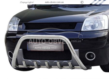 Кенгурятник Peugeot Partner 2002-2007 - тип: без перемички фото 0