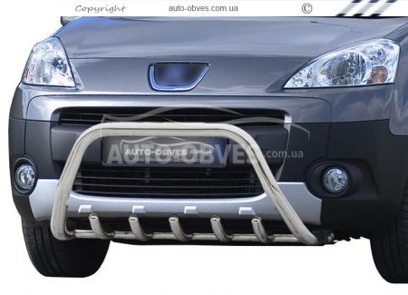 Кенгурятник Citroen Berlingo 2008-2017 - тип: без перемычки фото 0
