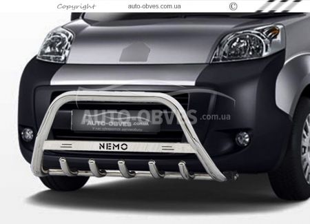 Bullbar Citroen Nemo - type: with logo фото 0