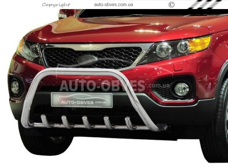 Barrel bar Kia Sorento 2010-2012 - type: without jumper фото 0