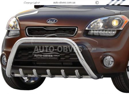 Кенгурятник Kia Soul 2009-2014 - тип: без перемычки фото 0