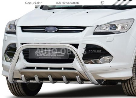 Bull bar Ford Escape 2013-2016 - type: without jumper фото 0