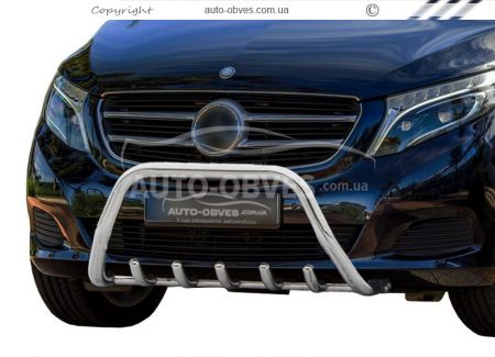 Кенгурятник Mercedes Vito, V-class 2014-2025 - тип: без перемички фото 0