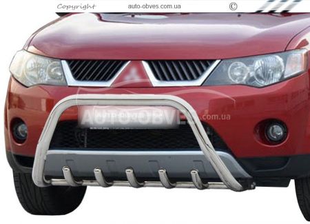 Кенгурятник Mitsubishi Outlander XL 2007-2010 - тип: без перемички фото 0