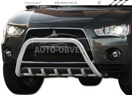 Кенгурятник Mitsubishi Outlander XL 2010-2012 - тип: без перемички фото 0