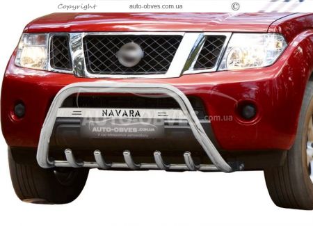 Barrel bar Nissan Navara 2005-2014 - type: with logo фото 0