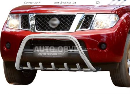 Barrel bar Nissan Navara 2005-2014 - type: without jumper фото 0