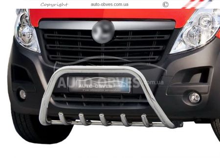 Baffle bar Opel Movano 2011-2022 - type: without bridge фото 0