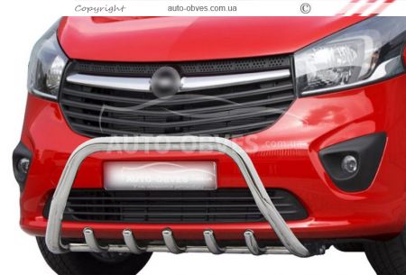 Barrel bar Opel Vivaro 2015-2019 - type: without jumper фото 0