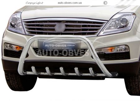 Кенгурятник Ssangyong Rexton W 2012-2016 - тип: без перемички фото 0
