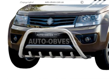Кенгурятник Suzuki Grand Vitara 2012-2019 - тип: без перемички фото 0