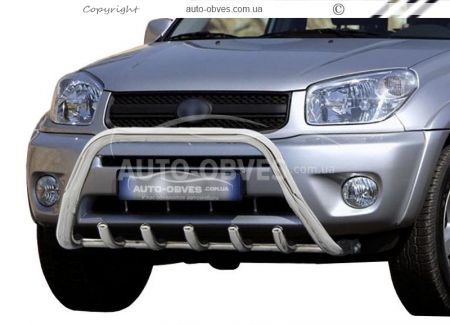 Кенгурятник Toyota Rav4 2000-2005 - тип: без перемички фото 0