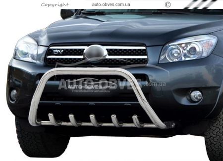 Кенгурятник Toyota Rav4 2006-2010 - тип: без перемычки фото 0