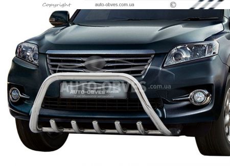 Bullbar Toyota Rav4 2010-2012 - type: without jumper фото 0