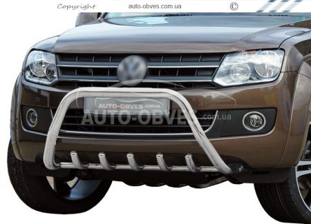 Кенгурятник Volkswagen Amarok 2011-2015 - тип: без перемички фото 0