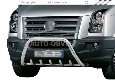 Кенгурятник Volkswagen Crafter 2006-2011 - тип: без перемычки фото 0