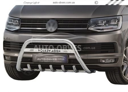 Bullbar Volkswagen T6 - type: with logo фото 0