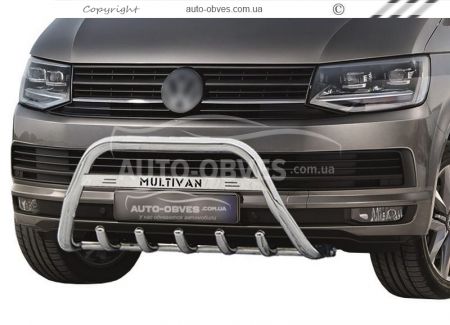 Bullbar Volkswagen T6 - type: with logo фото 2