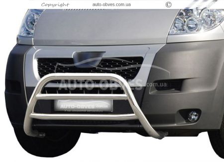 Front bar Peugeot Boxer 2006-2014 - type: 2 jumpers фото 0