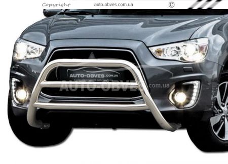 Кенгурятник Mitsubishi ASX 2013-2016 - тип: на 2 перемички фото 0