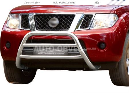 Кенгурятник Nissan Pathfinder - тип: на 2 перемычки фото 0