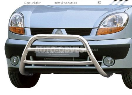Кенгурятник Renault Kangoo 2003-2007 - тип: на 2 перемычки фото 0