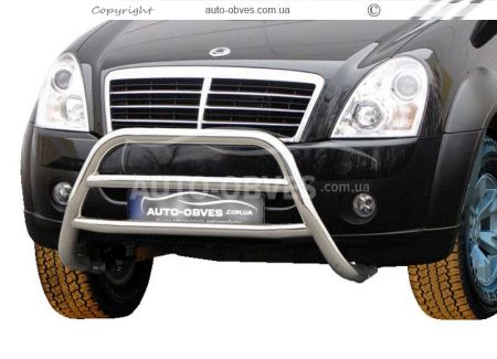 Кенгурятник Ssangyong Rexton II - тип: на 2 перемички фото 0