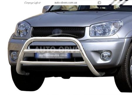 Кенгурятник Toyota Rav4 2000-2005 - тип: на 2 перемички фото 0