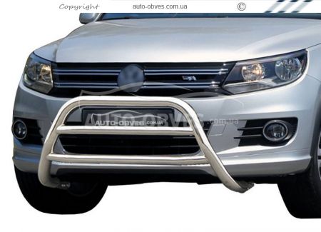 Bullbar VW Tiguan - type: 2 lintels фото 0