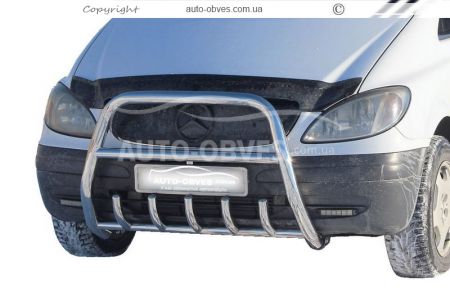 Front bumper protection Mercedes Vito, Viano фото 0