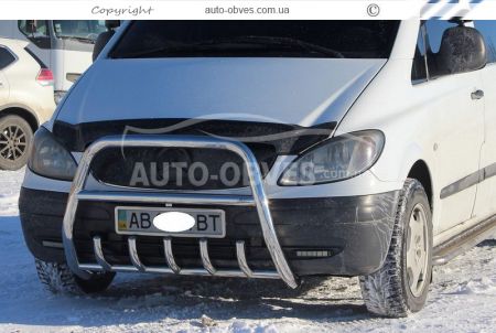 Front bumper protection Mercedes Vito, Viano фото 3
