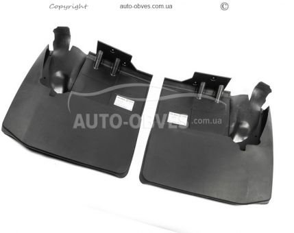 Mud flaps model Volkswagen Crafter 2006-2016 -type: rear 2pcs, 2-roller фото 1
