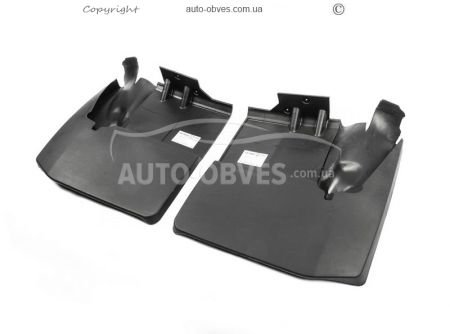 Mud flaps model Volkswagen Crafter 2006-2016 -type: rear 2pcs, 2-roller фото 0