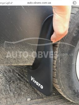 Mudguards Opel Vivaro -type: rear 2pcs, without fasteners фото 3